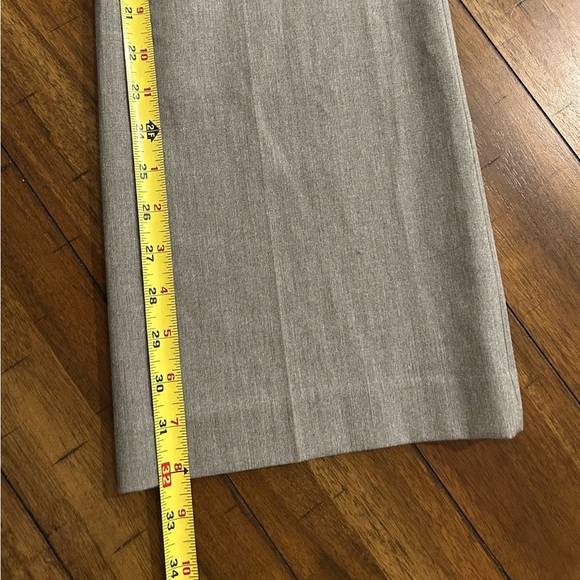 LOFT Gray Zoe straight Leg Trouser Pants Size 6 NEW WITH TAGS - Picture 3 of 13